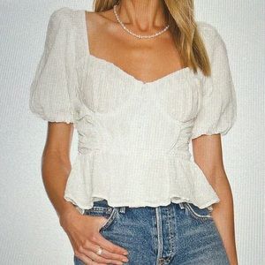 ASTR the Label Ruffle Sleeve Top